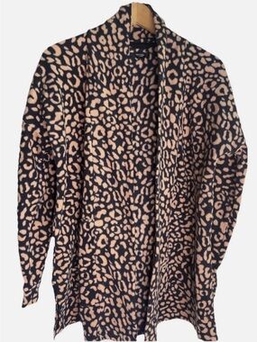 Simply Very Leopard Print Open Front Cardigan